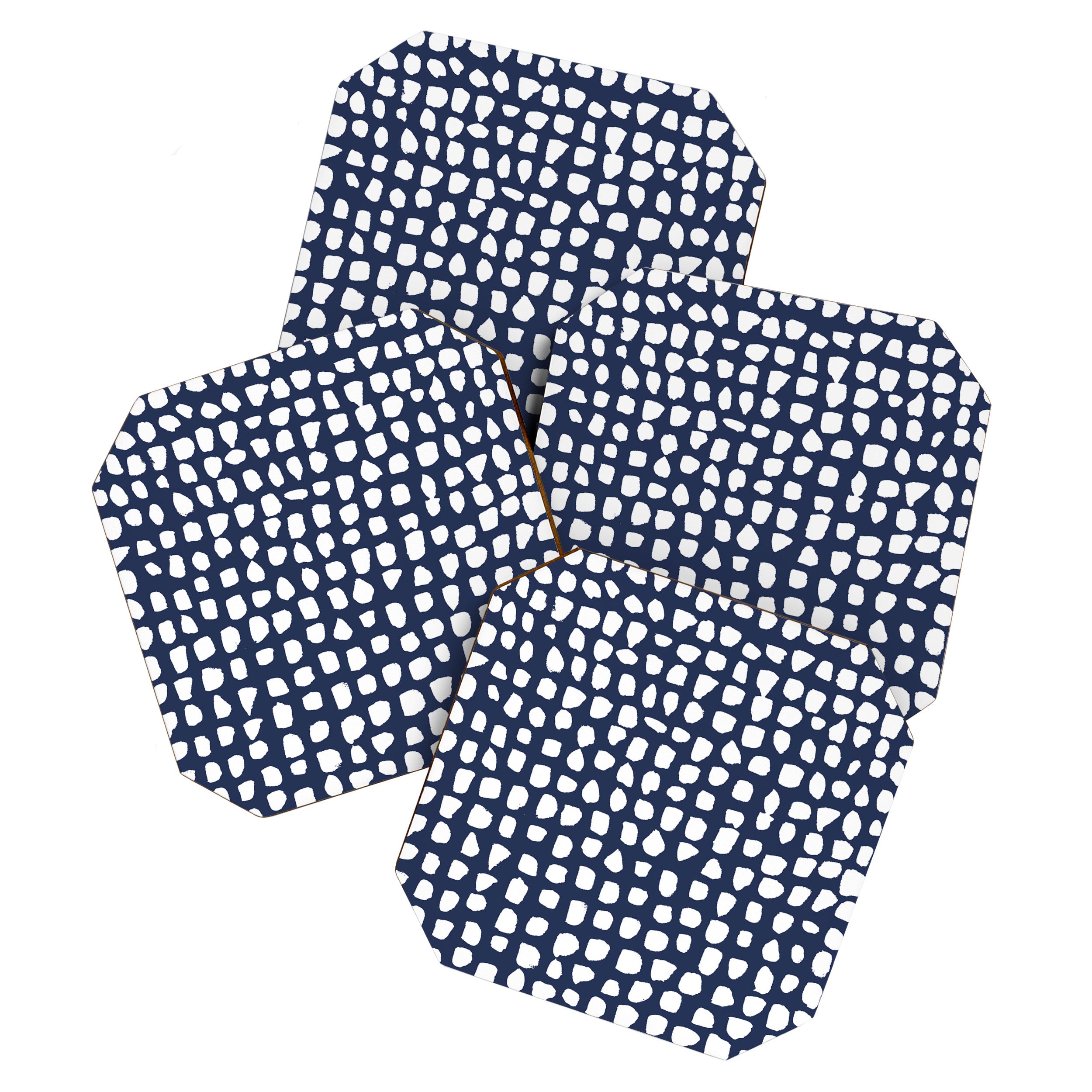 Dots (Navy) Coaster Gallery Image 1