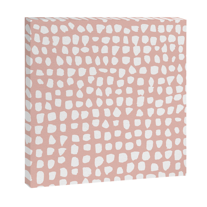 Dots (Pink) Canvas Print Gallery Image 1