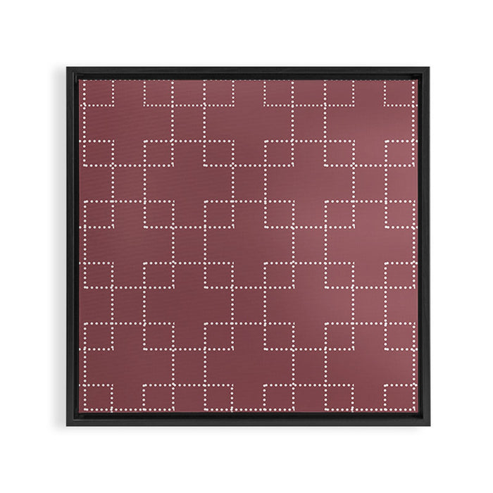 Embrace (Berry) Framed Canvas Print Gallery Image 1