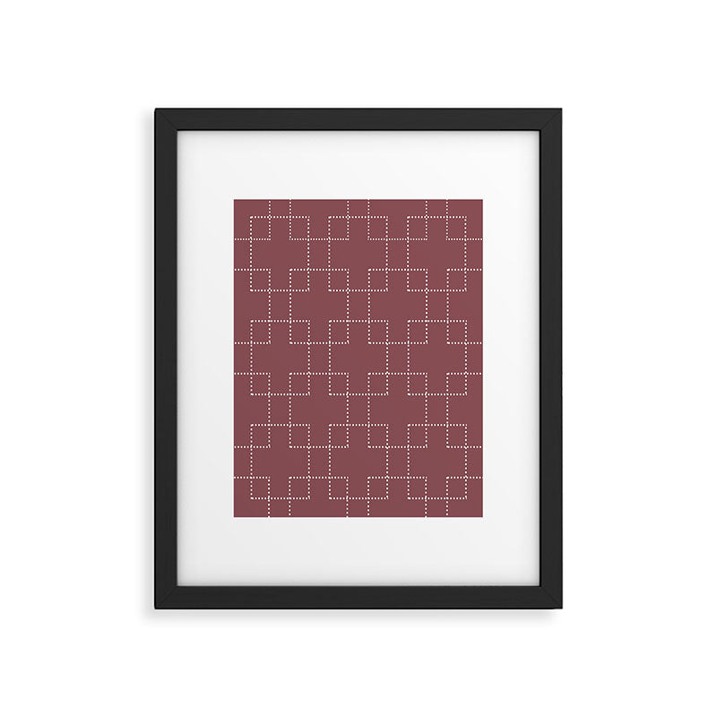 Embrace (Berry) Framed Art Print Gallery Image 4