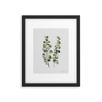 Eucalyptus (watercolor finger painting) Framed Art Print Gallery Image 5