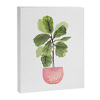 Fiddle-Leaf Fig (Watercolor) Canvas Print Gallery Image 6