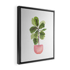 Fiddle-Leaf Fig (Watercolor) Framed Canvas Print Gallery Image 2