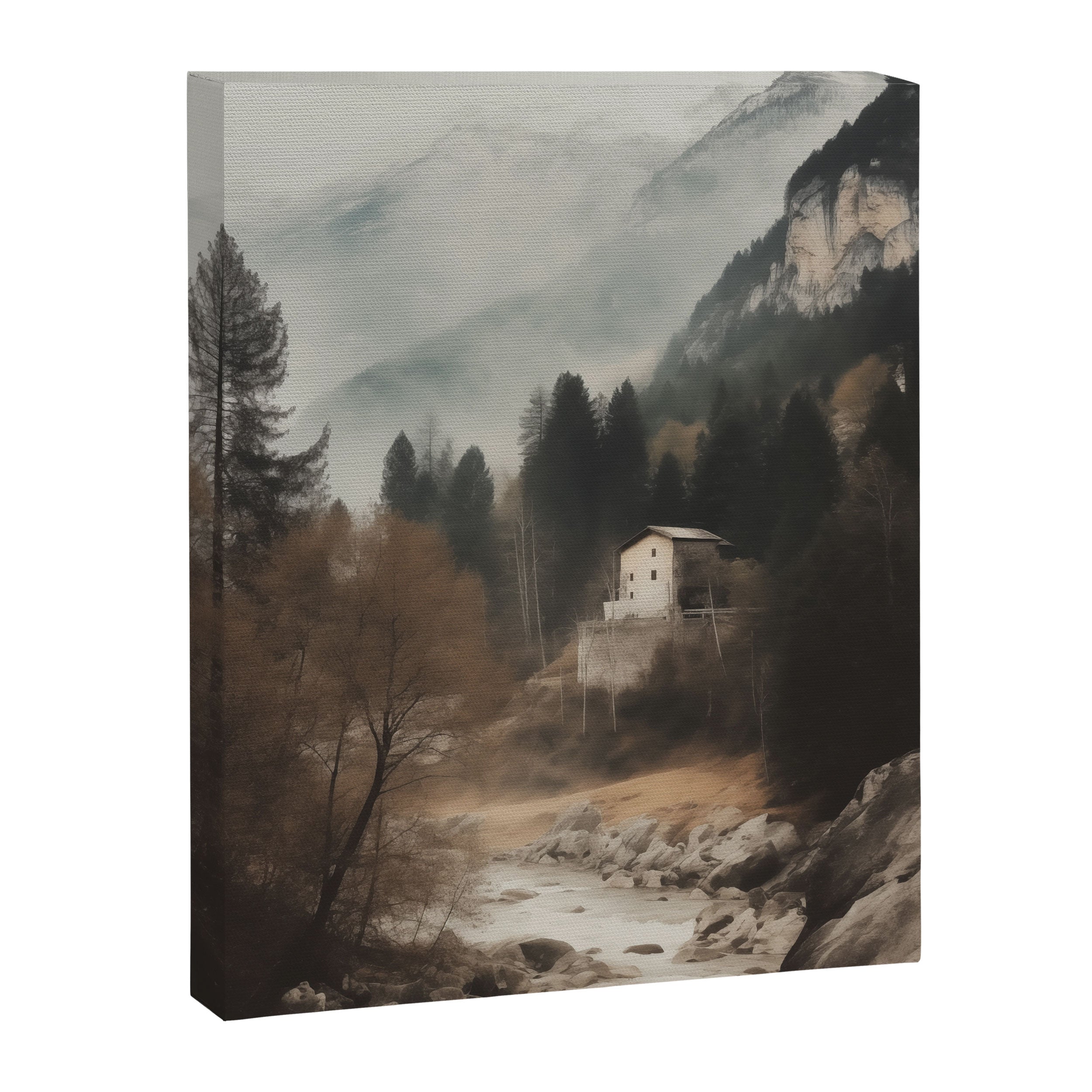 Forest Cottage II Canvas Print Gallery Image 6