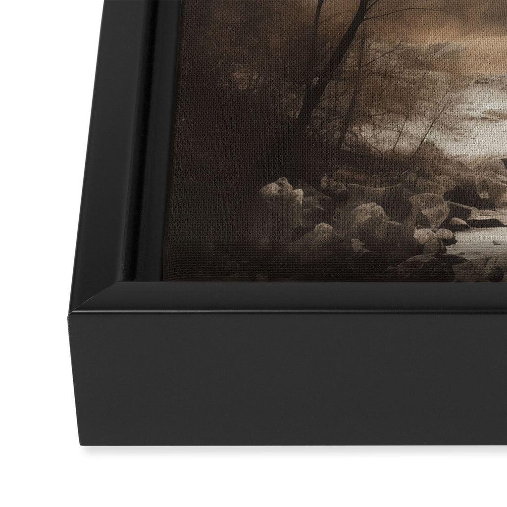 Forest Cottage II Framed Canvas Print Gallery Image 3