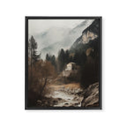 Forest Cottage II Framed Canvas Print Gallery Image 6