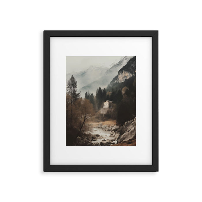Forest Cottage II Framed Art Print Gallery Image 1