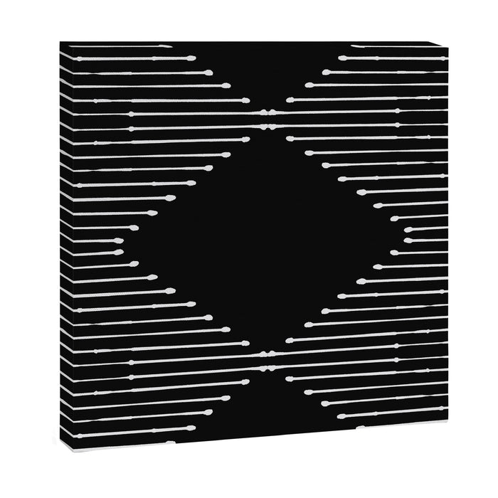 Geo (Black) Canvas Print Gallery Image 1