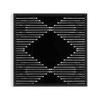 Geo (Black) Framed Canvas Print Gallery Image 3