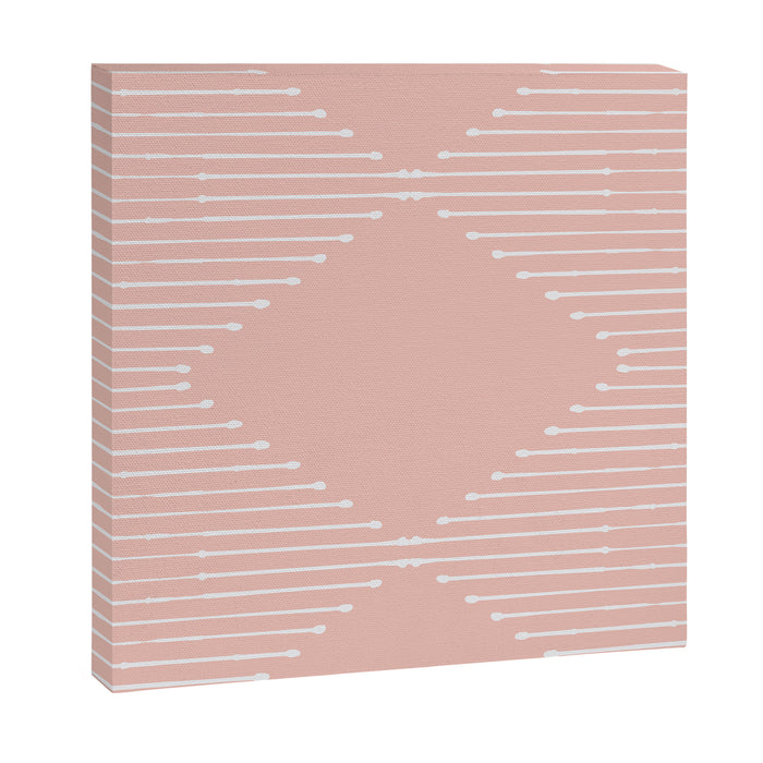 Geo (Blush) Canvas Print Gallery Image 1