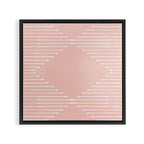 Geo (Blush) Framed Canvas Print Gallery Image 3