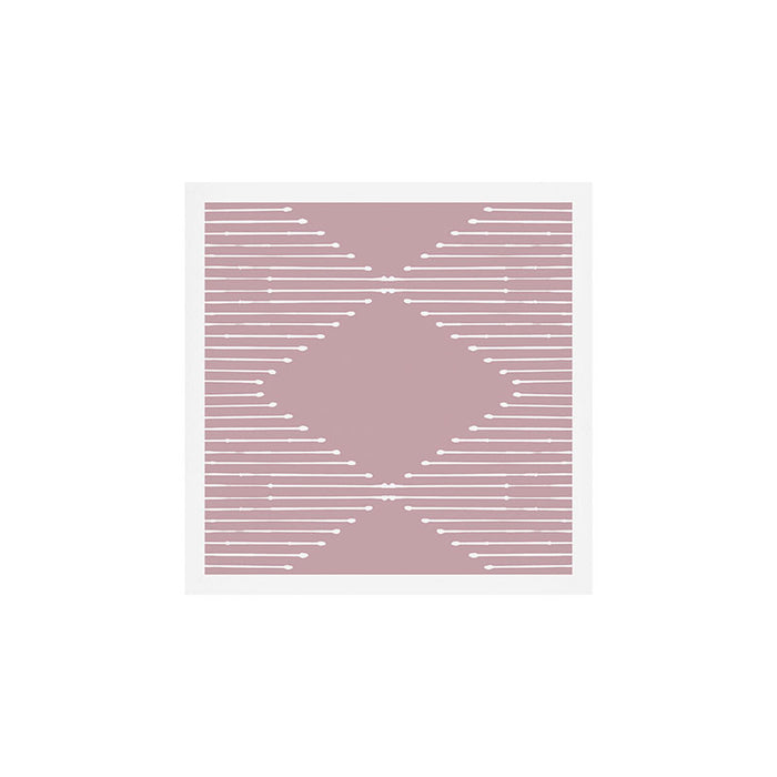 Geo (Linen Lilac) Art Print Gallery Image 1