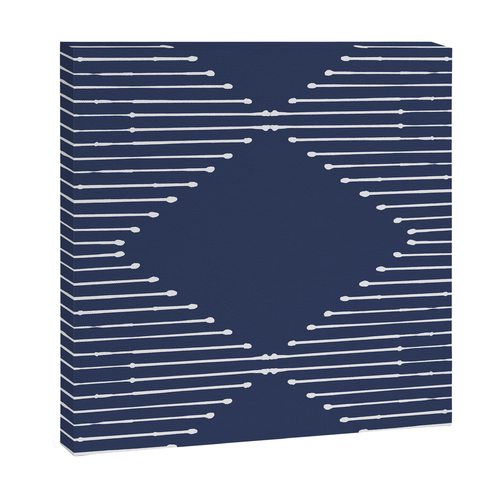 Geo (Navy) Canvas Print Gallery Image 3