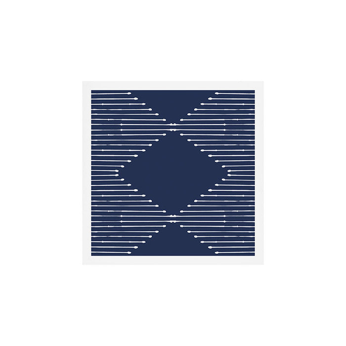 Geo (Navy) Art Print Gallery Image 1