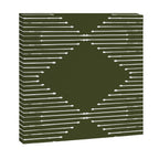 Geo (Olive Green) Canvas Print Gallery Image 3