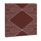 Geo (Red Wine) Canvas Print Gallery Image 3