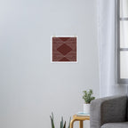 Geo (Red Wine) Art Print Gallery Image 3