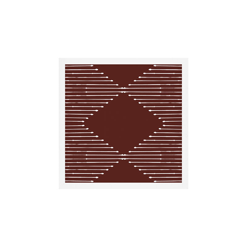 Geo (Red Wine) Art Print Gallery Image 1