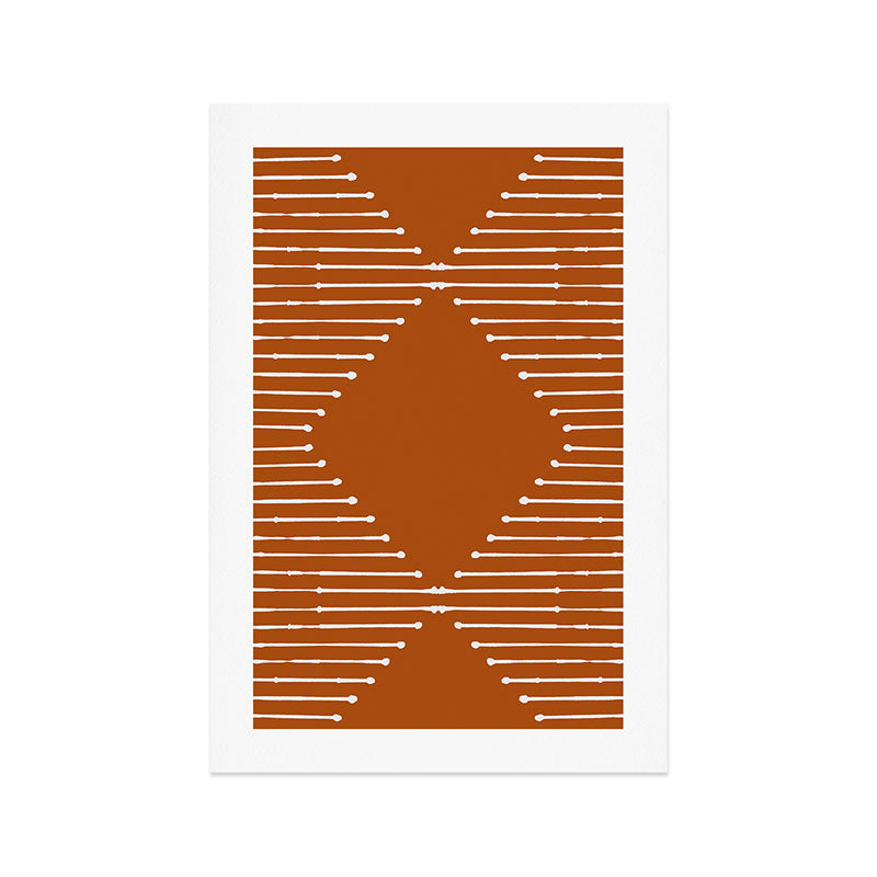 Geo (Rust) Art Print Gallery Image 1