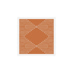 Geo (Terracotta Orange) Art Print Gallery Image 1