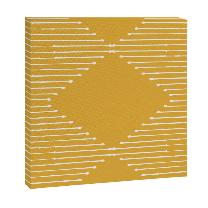 Geo (Yellow) Canvas Print Gallery Image 1