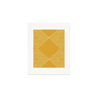Geo (Yellow) Art Print Gallery Image 1