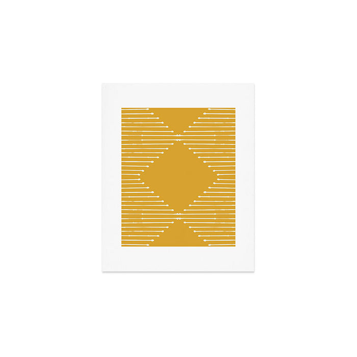 Geo (Yellow) Art Print Gallery Image 1