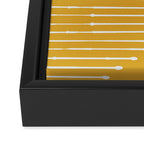 Geo (Yellow) Framed Canvas Print Gallery Image 2