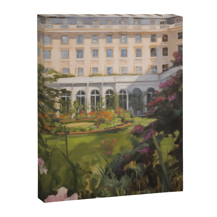 Grand hotel garden Canvas Print Gallery Image 1