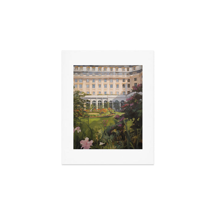 Grand hotel garden Art Print Gallery Image 1