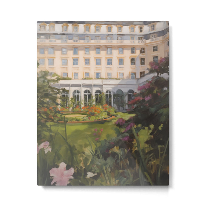 Grand hotel garden Metal Print Gallery Image 1