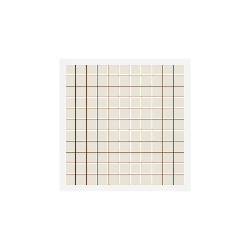 Grid (Cream/Chocolate) Art Print Gallery Image 1