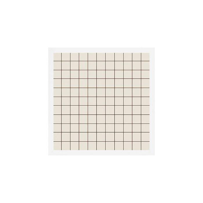 Grid (Cream/Chocolate) Art Print Gallery Image 1