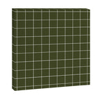 Grid (Olive Green) Canvas Print Gallery Image 3