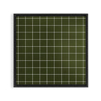 Grid (Olive Green) Framed Canvas Print Gallery Image 3