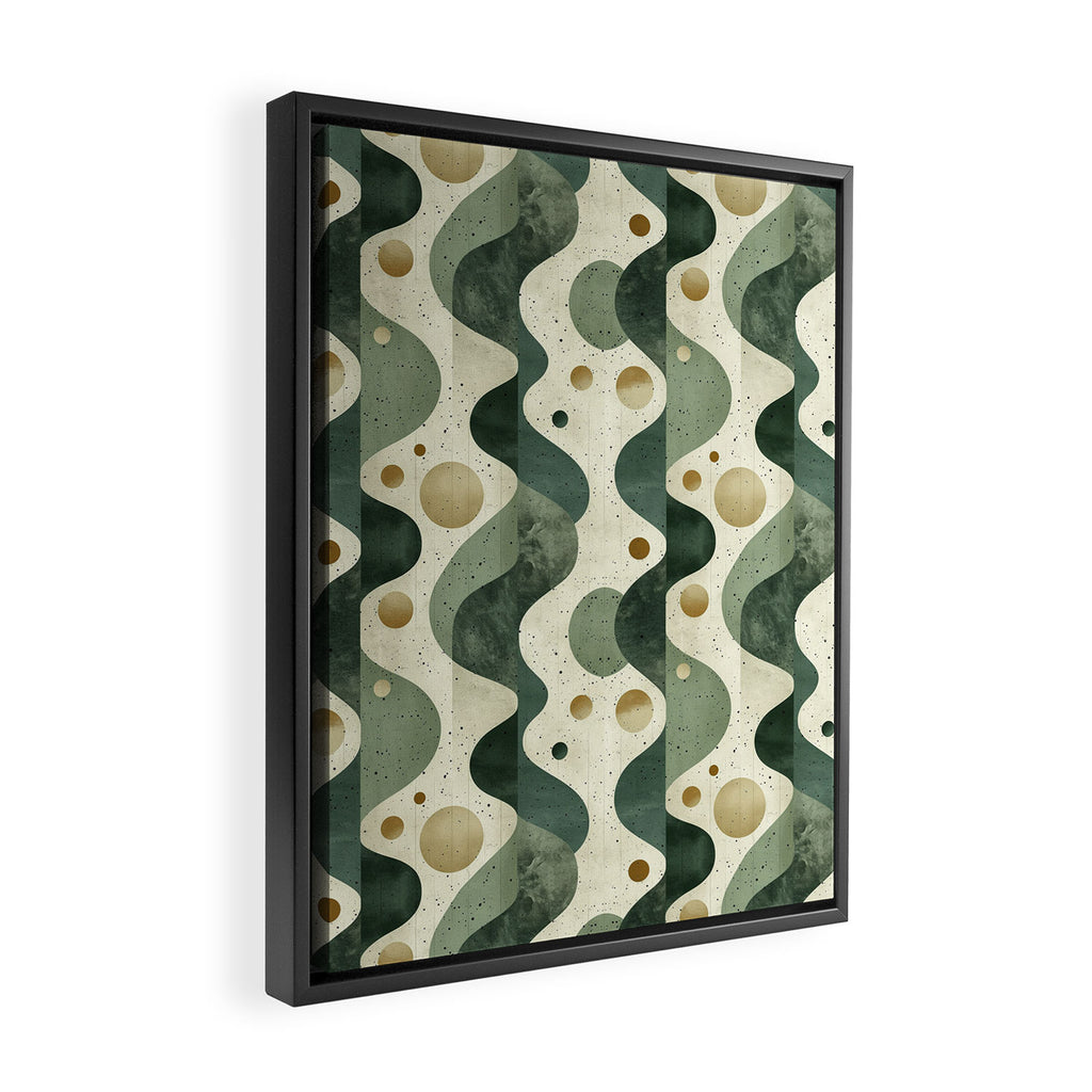 Groovy Sage Framed Canvas Print Gallery Image 2