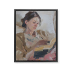 Hardcore Bookworm II Framed Canvas Print Gallery Image 6