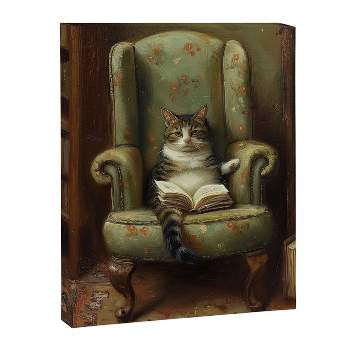Hardcore Bookworm III Canvas Print Gallery Image 1