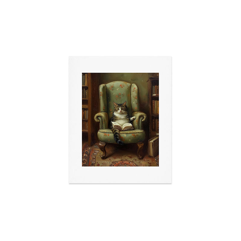Hardcore Bookworm III Art Print Gallery Image 1