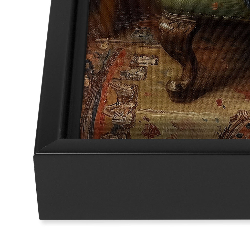 Hardcore Bookworm III Framed Canvas Print Gallery Image 3