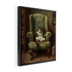 Hardcore Bookworm III Framed Canvas Print Gallery Image 2