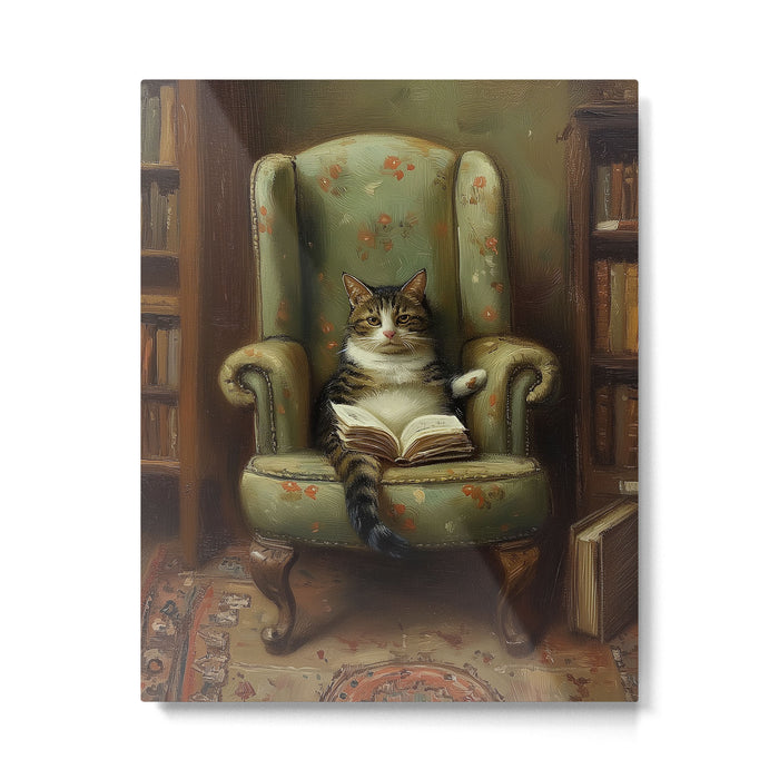 Hardcore Bookworm III Metal Print Gallery Image 1