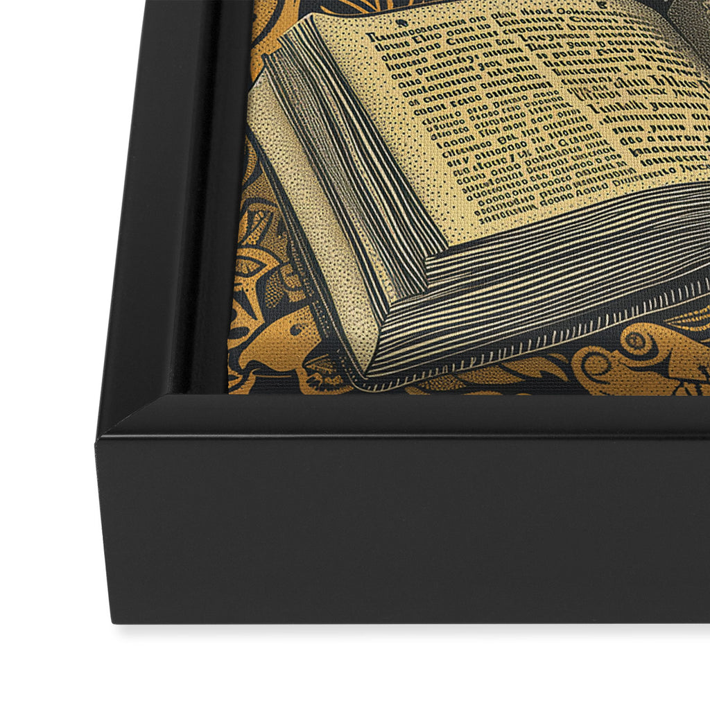 Hardcore Bookworm IV Framed Canvas Print Gallery Image 3