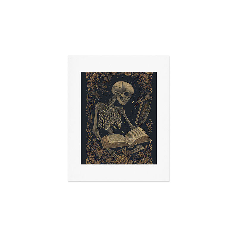 Hardcore Bookworm V Art Print Gallery Image 1