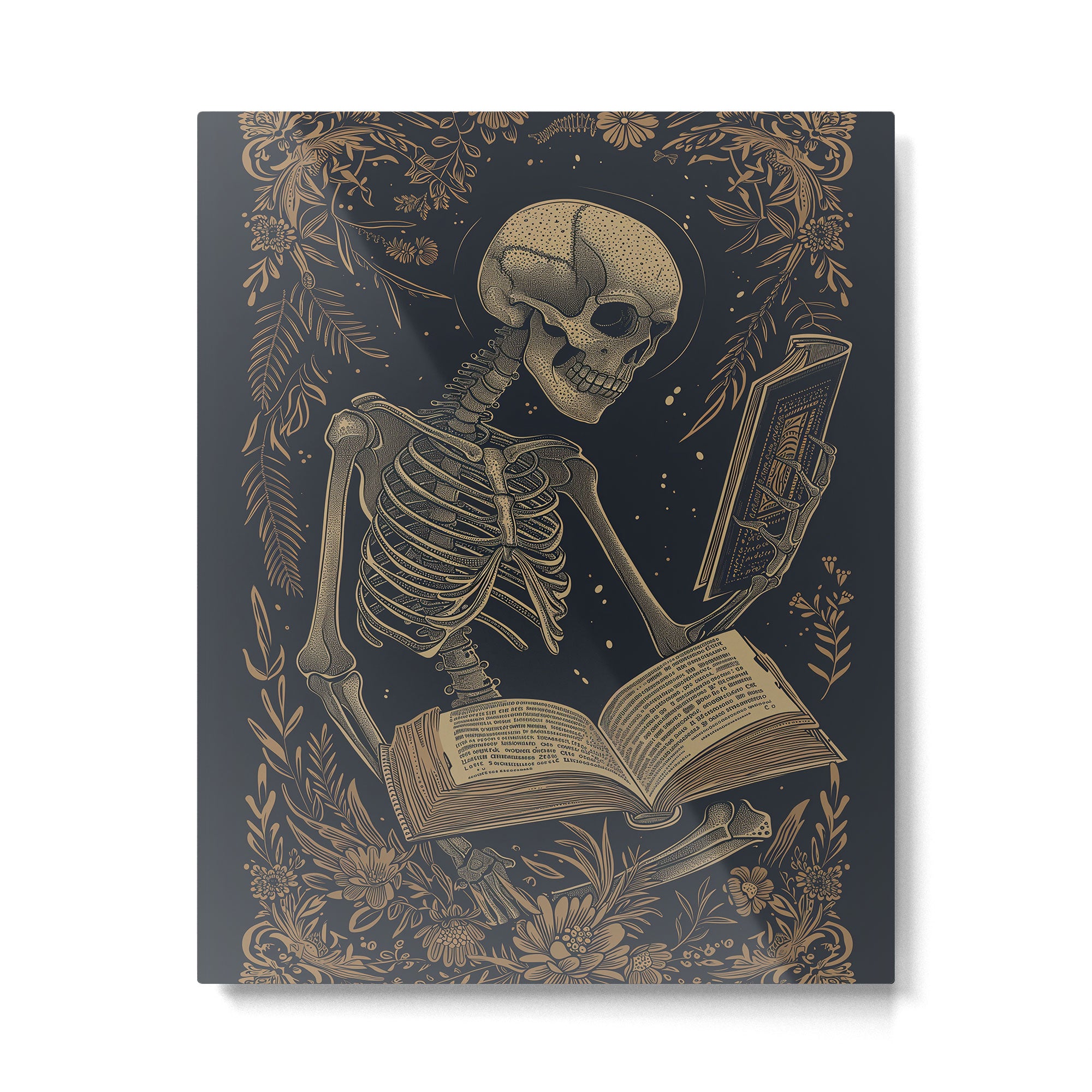 Hardcore Bookworm V Metal Print Gallery Image 4