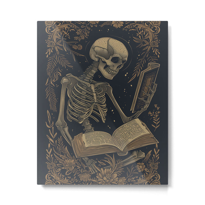 Hardcore Bookworm V Metal Print Gallery Image 1