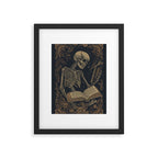 Hardcore Bookworm V Framed Art Print Gallery Image 5