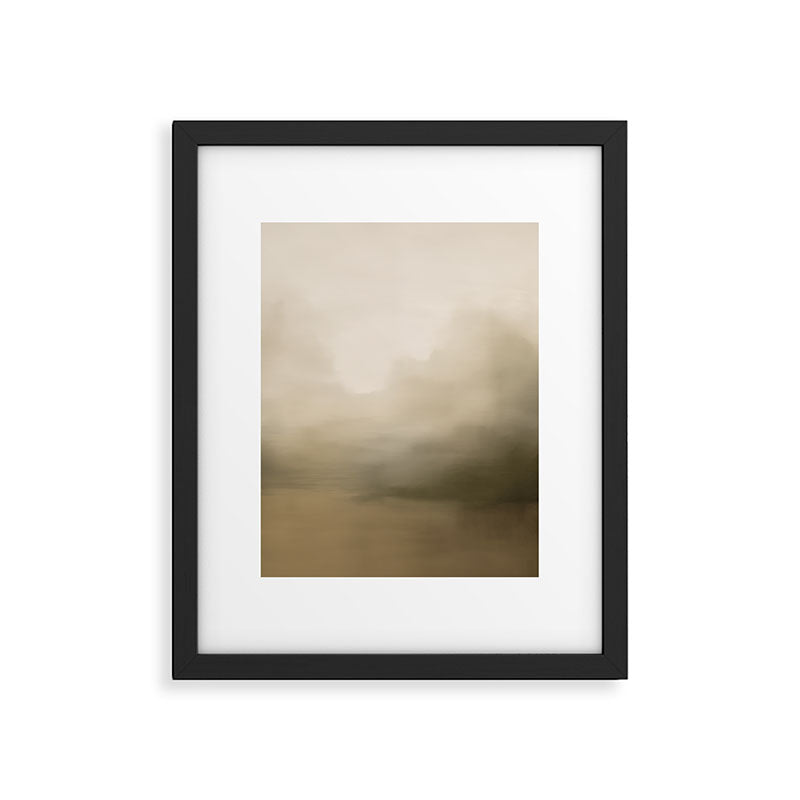 Hazy Landscape (Neutral) Framed Art Print Gallery Image 5