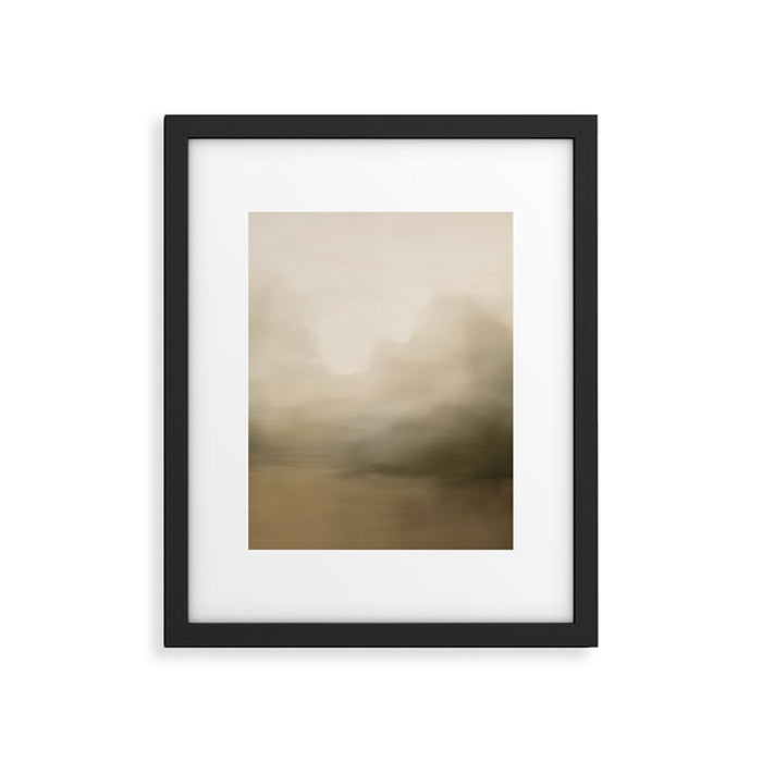 Hazy Landscape (Neutral) Framed Art Print Gallery Image 1
