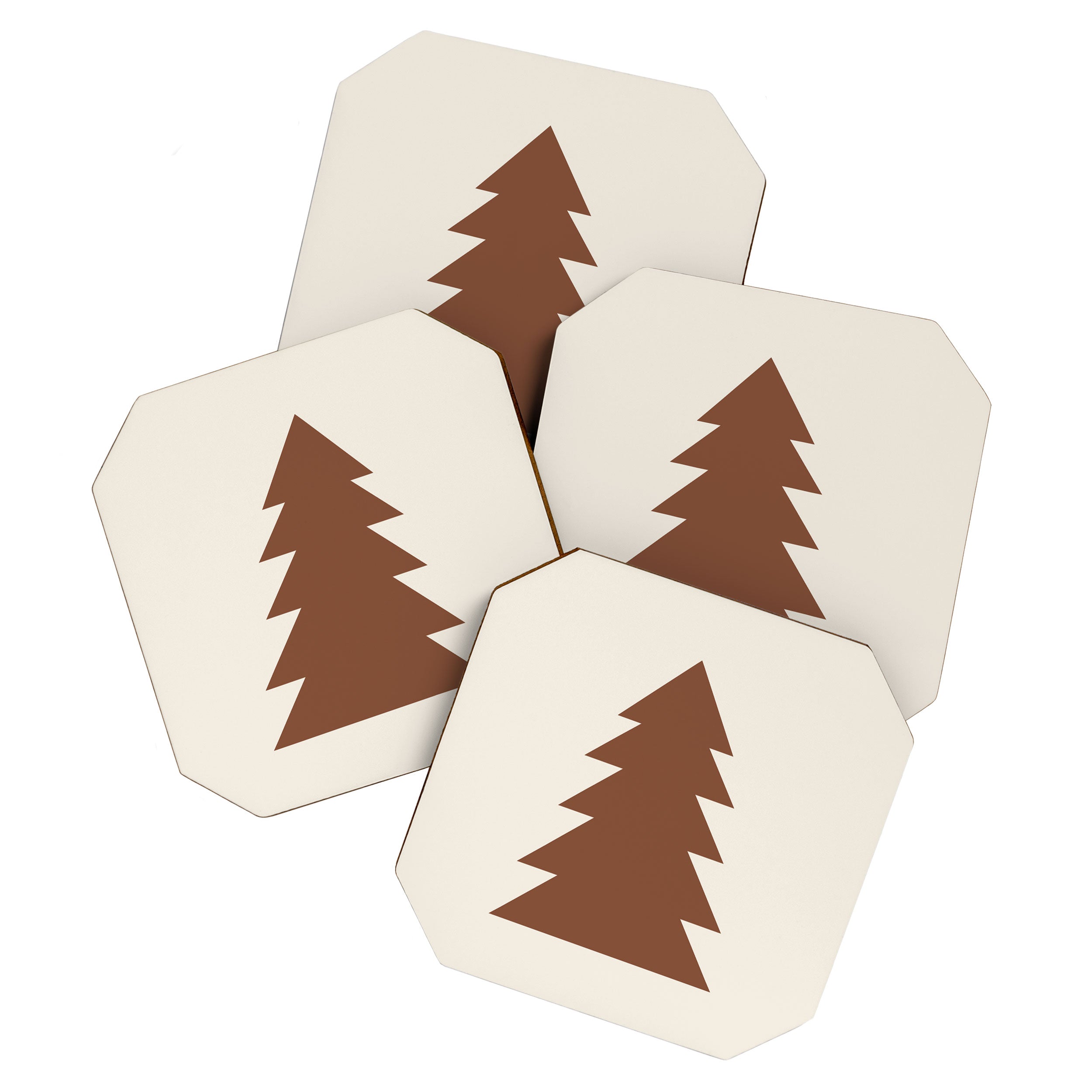 Joy (Cream Brown) Coaster Gallery Image 1